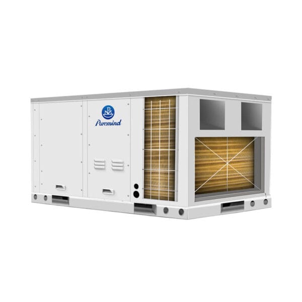 compact rooftop AC with heating and cooling