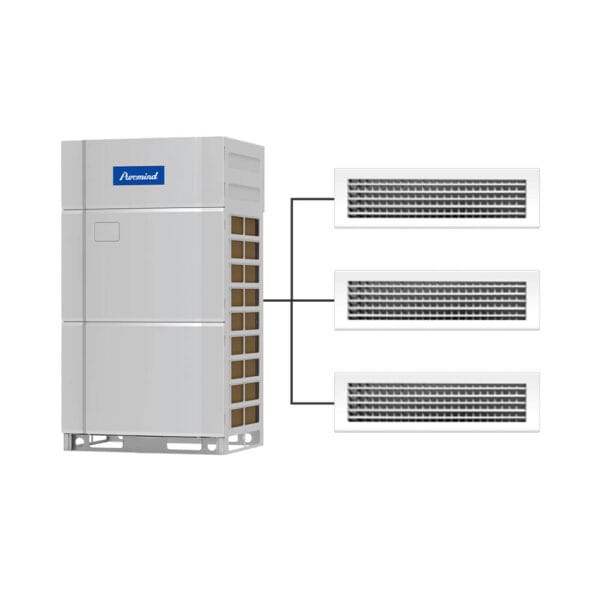 cassette-type split system with low energy use