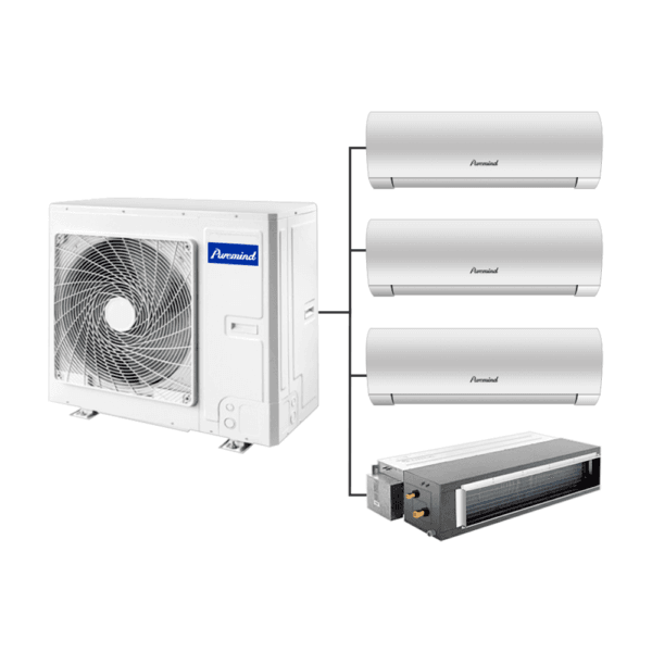 rooftop VRF AC installation