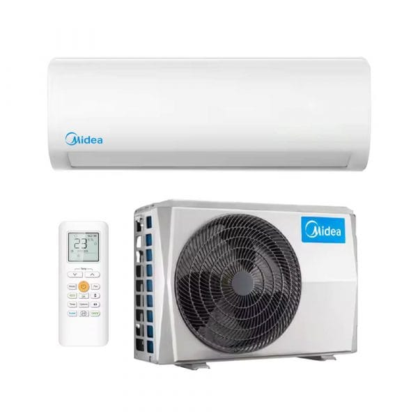 compact Midea split AC for small rooms